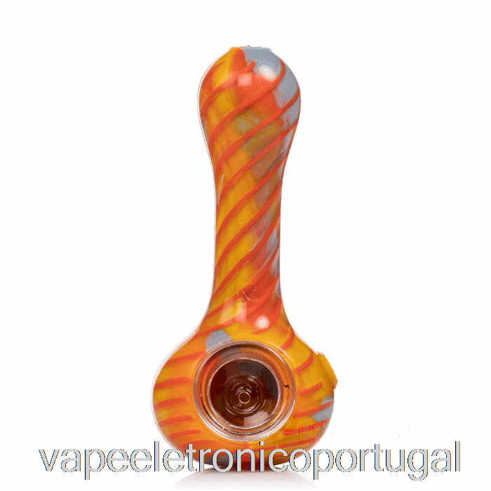 Vape Eletronico Eyce Oraflex Colher De Silicone Espiral Deserto (cinza/laranja/sunglow)